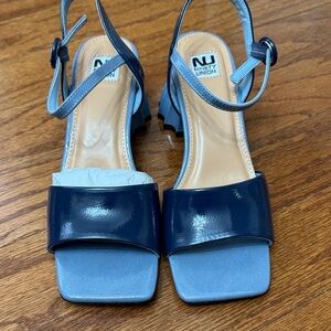 Ninety Union Navy and Light Blue Heels